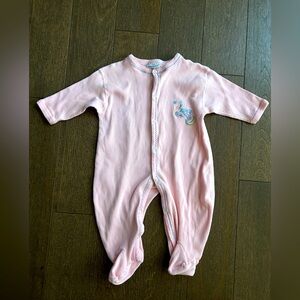 Pink sleeper cow jumped over the‎ moon size 6 months